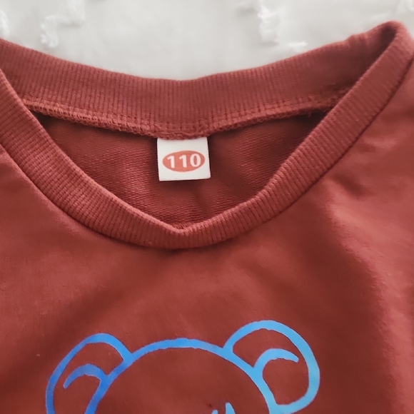 Kids Graphic Sweatshirt – Size 4T/5T – Sports Friends Bear Design - Picture 3 of 5